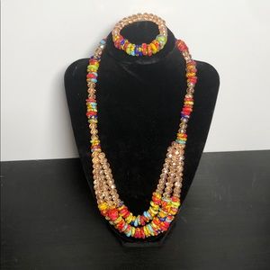 Necklace and bracelet